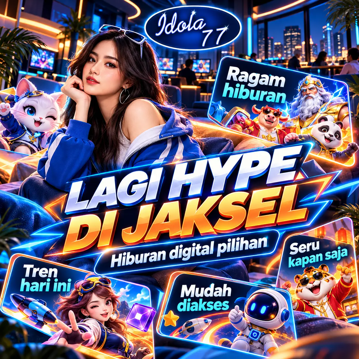 Banner Hiburan Digital IDOLA77 Hype Jaksel